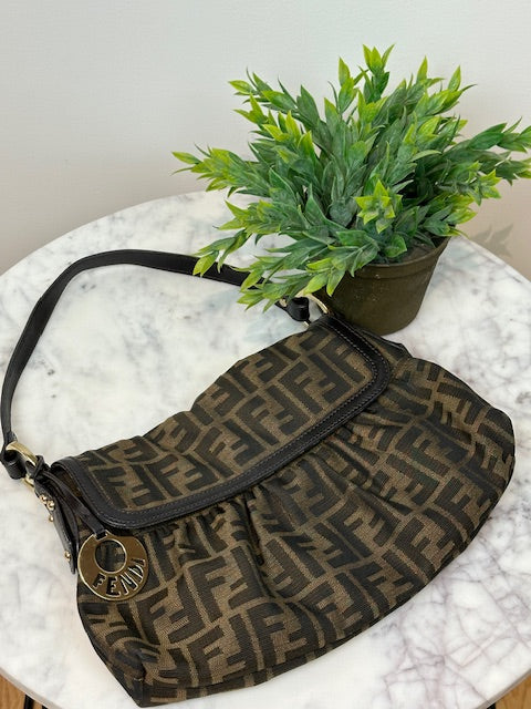 Fendi Zucca Shoulder Bag