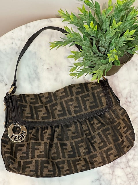 Fendi Zucca Shoulder Bag