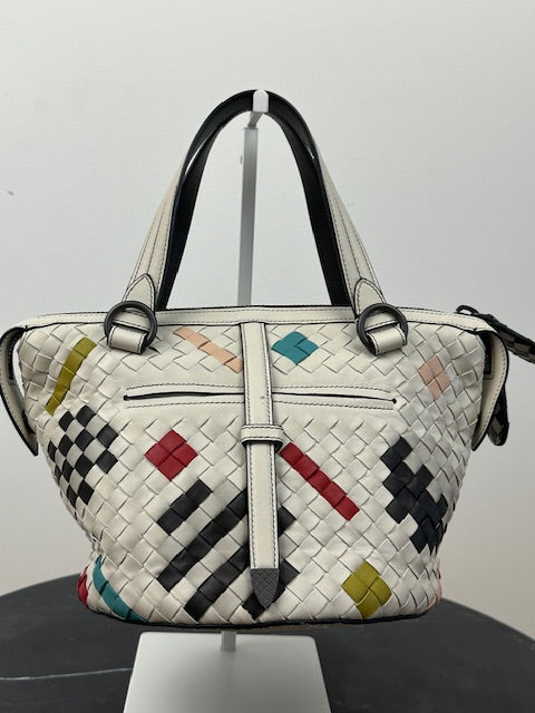 Bottega Veneta Trecciato Nappa Abstract Tambura handbag