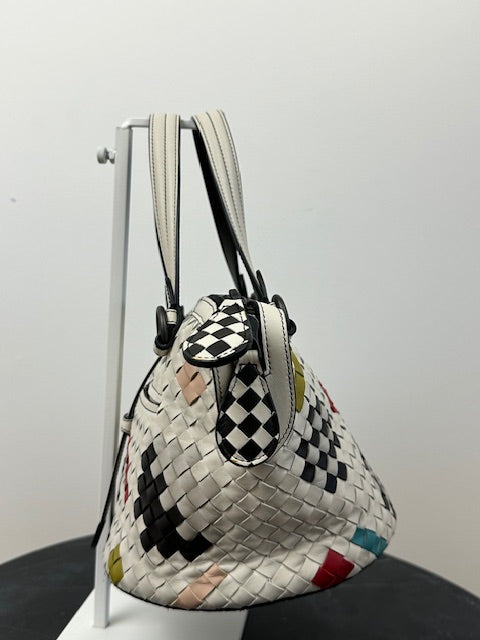 Bottega Veneta Trecciato Nappa Abstract Tambura handbag