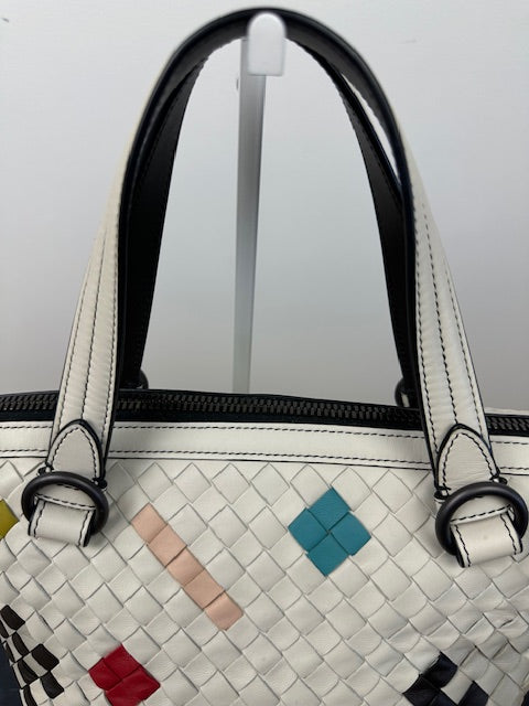 Bottega Veneta Trecciato Nappa Abstract Tambura handbag