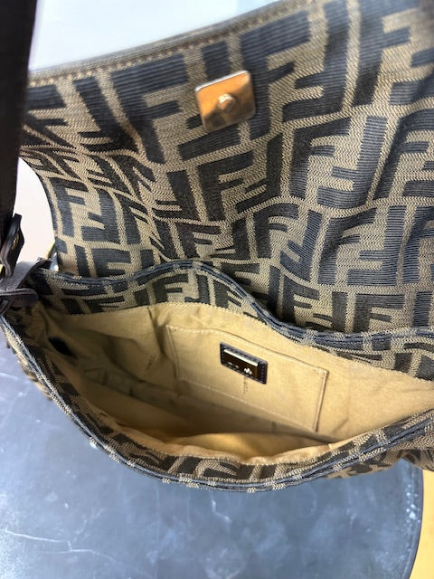 Fendi Zucca Shoulder Bag