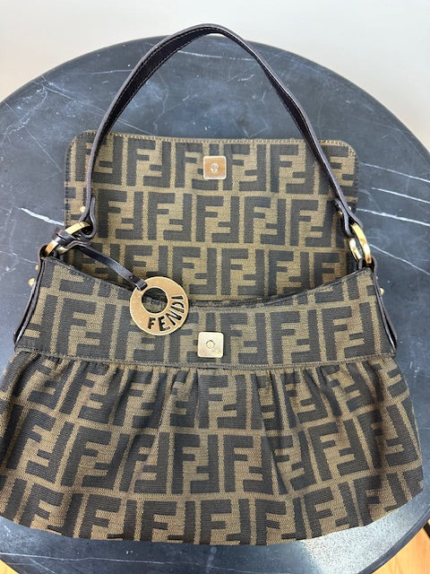 Fendi Zucca Shoulder Bag