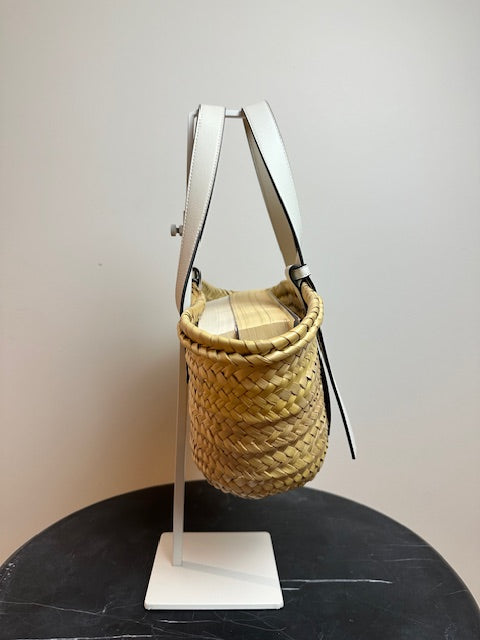 Loewe Small Raffia Woven Tote Bag